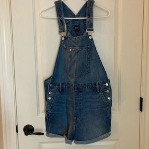 Classic Gap Denim Short Overalls